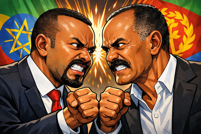 Abiy Ahmed and Issayas Afewrki